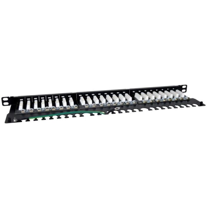 Patch Panel Phasak PU 4811/ 24 Puertos/ Cat.6A/ Altura 0.5U