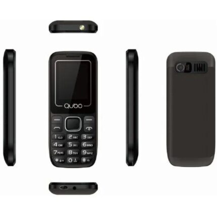 Teléfono Móvil Qubo P-180BK para Personas Mayores/ Negro