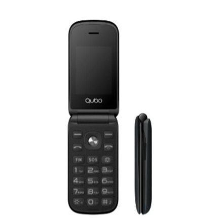 Teléfono Móvil Qubo X-209BKMKII para Personas Mayores/ Negro