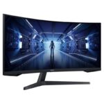 Monitor Gaming Ultrapanorámico Curvo Samsung Odyssey G5 LC34G55TWWP 34"/ UWQHD/ 1ms/ 165Hz/ VA/ Negro