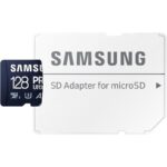 Tarjeta de Memoria Samsung Pro Ultimate 128GB microSD XC con Adaptador/ Clase 10/ 200MBs