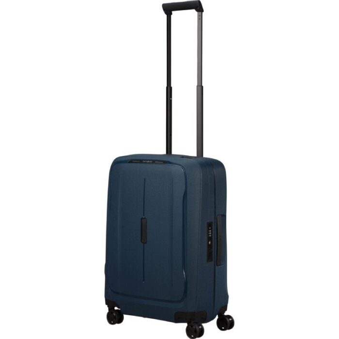 Maleta de Cabina Samsonite Essens Spinner 55cm/ 55x40x20cm/ 4 Ruedas/ Azul Medianoche