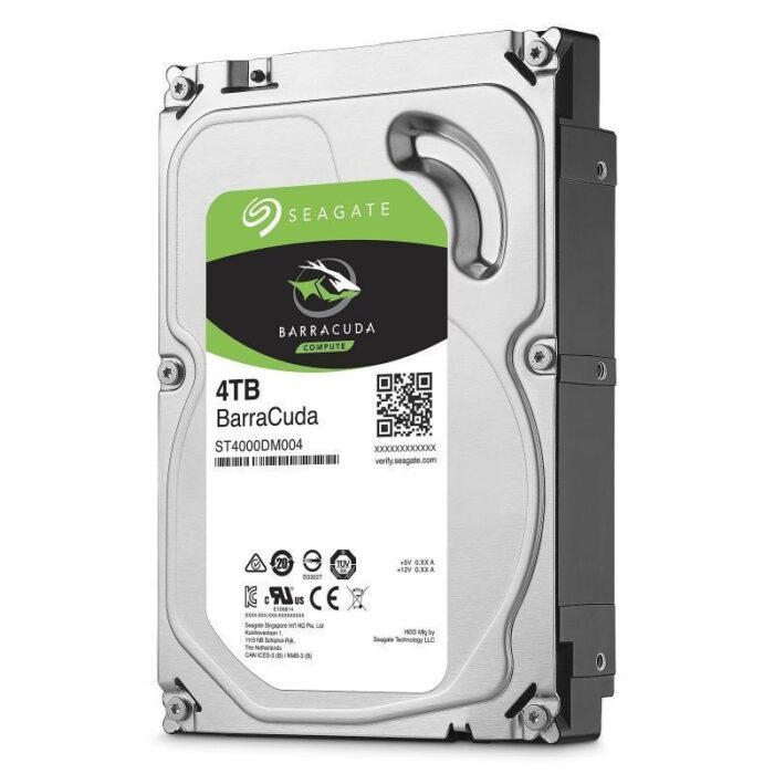 Disco Duro Seagate BarraCuda 4TB/ 3.5"/ SATA III/ 256MB