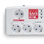 Regleta con interruptor Salicru SAFE MASTER/ 5 Tomas de corriente/ 1 Master/ 2 USB/ Cable 1.8m/ Blanca