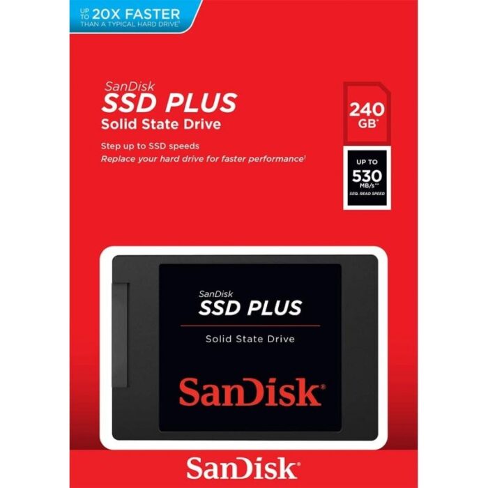 Disco SSD SanDisk Plus 240GB/ SATA III