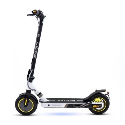 Patinete Eléctrico SmartGyro Z-ONE Certificado/ Motor 400W/ Ruedas 10"/ 25km/h/ Autonomía 30km/ Gris