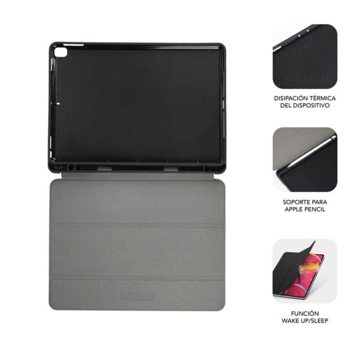 Funda Subblim Shock Case para Tablet iPad 9/8/7 Gen 10.2"/ Negra