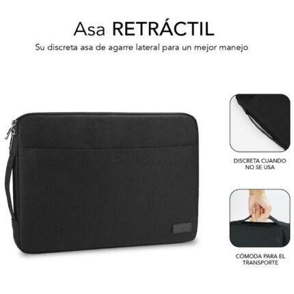 Funda Subblim Urban Laptop Sleeve para Portátiles hasta 14"/ Negra