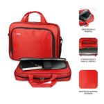 Maletín Subblim Oxford para Portátiles hasta 16"/ Rojo