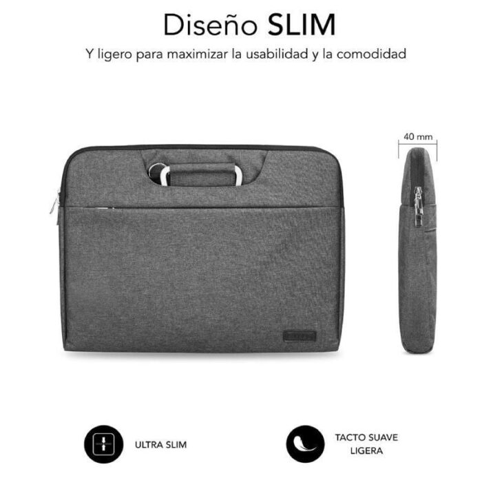 Maletín Subblim Business para Portátiles 13.3-14"/ Gris