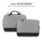 Maletín Subblim Advance Laptop Sleeve para Portátiles hasta 14"/ Gris