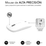 Teclado y Ratón Inalámbrico Subblim Combo Dual Prestige Extendido/ Blanco y Plata