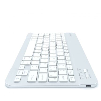 Teclado Compacto Inalámbrico por Bluetooth Subblim Smart/ Plata