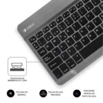 Teclado Compacto Inalámbrico por Bluetooth Subblim Smart/ Gris