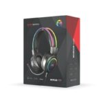 Auriculares Gaming con Micrófono Mars Gaming MHRGB/ Jack 3.5/ Negros