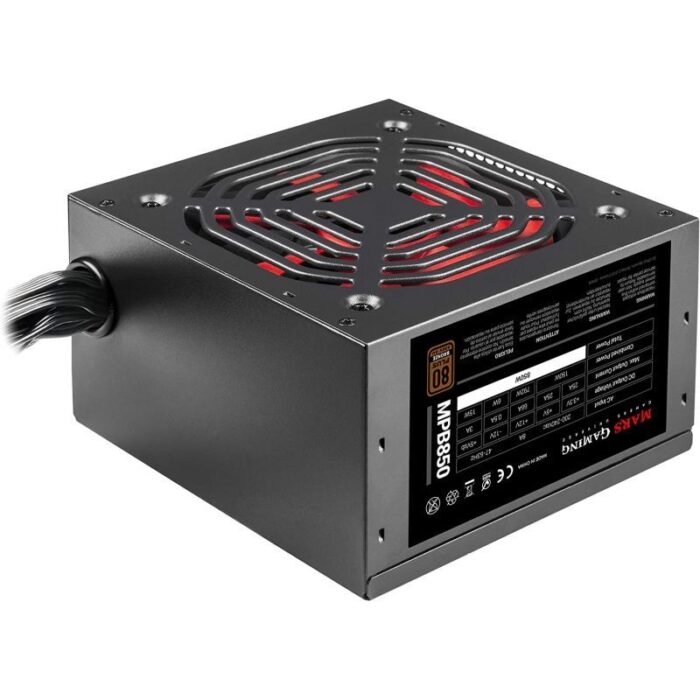 Fuente de Alimentación Mars Gaming MPB850/ 850W/ Ventilador 12cm/ 80 Plus Bronze