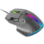 Ratón Gaming Mars Gaming MM-XT/ Hasta 12800DPI/ Negro