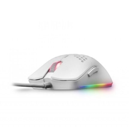 Ratón Gaming Mars Gaming MMAXW/ Hasta 12400DPI/ Blanco