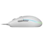 Ratón Gaming Mars Gaming MMGW/ Hasta 3200 DPI/ Blanco