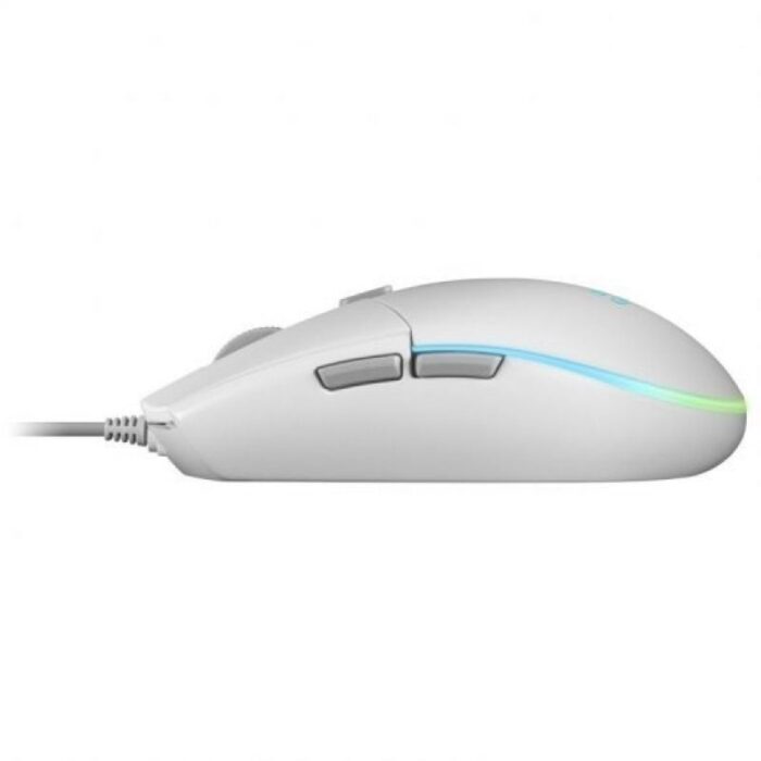 Ratón Gaming Mars Gaming MMGW/ Hasta 3200 DPI/ Blanco