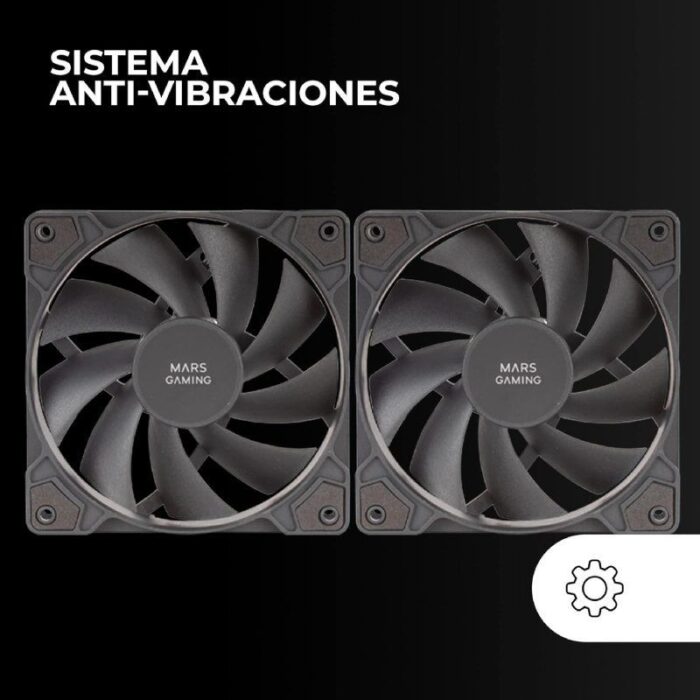 Pack 2 Ventiladores Mars Gaming MF-PROX2/ 12cm