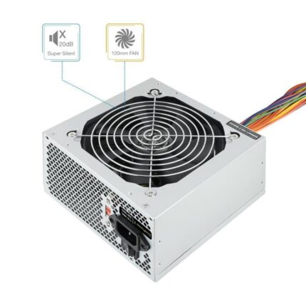 Fuente de Alimentación TooQ TQEP-500S-INT/ 500W/ Ventilador 12cm