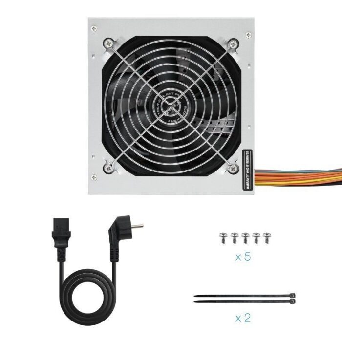 Fuente de Alimentación TooQ TQEP-500S-INT/ 500W/ Ventilador 12cm