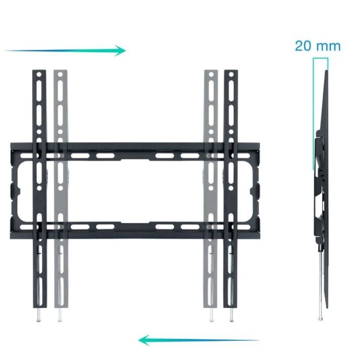 Soporte de Pared Fijo TooQ LP1070F-B para TV de 32-70"/ hasta 45kg