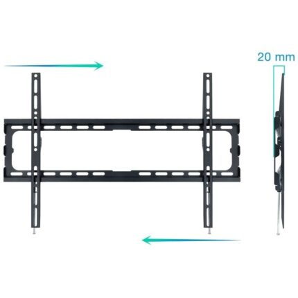 Soporte de Pared Fijo TooQ LP1080F-B para TV de 37-80"/ hasta 45kg