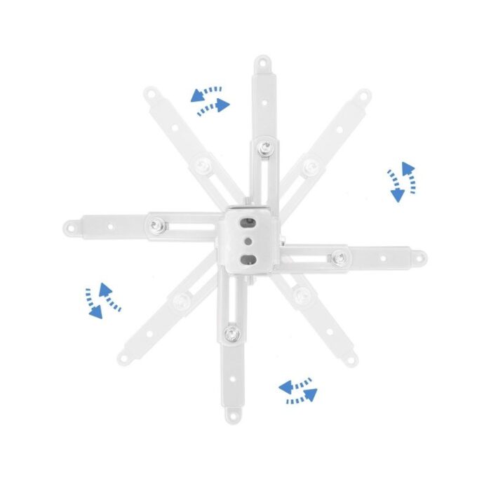Soporte de Techo para Proyector TooQ PJ2012T-W/ Inclinable/ hasta 20kg
