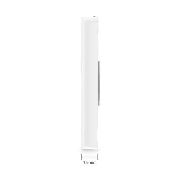 Punto de Acceso Inalámbrico TP-Link Omada EAP615-WALL/ WiFi 6/ PoE/ 1800Mbps/ 2.4GHz 5GHz/ Antenas de 4dBi/ WiFi 802.11 ax/ac/a/n/b/g 802.3af/at