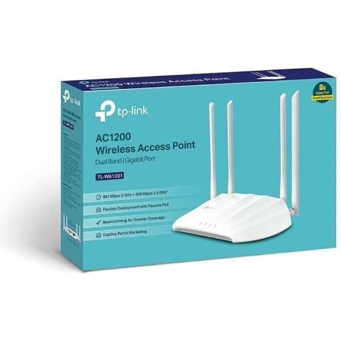 Punto de Acceso Inalámbrico TP-Link TL-WA1201 PoE 1200Mbps/ 2.4GHz 5GHz/ WiFi 802.11b/g/n - 802.11ac/n/a