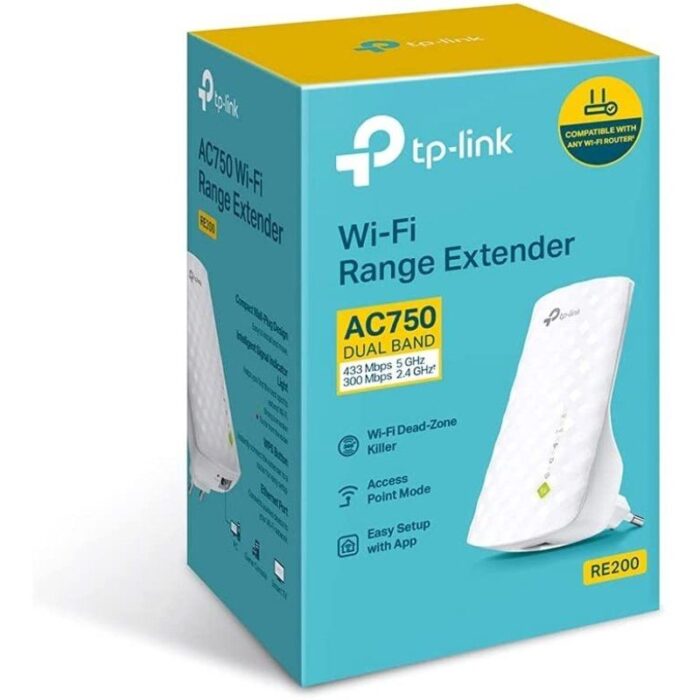 Repetidor Inalámbrico TP-Link AC750 750Mbps/ 3 Antenas Internas