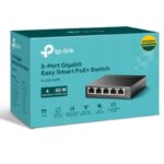 Switch TP-Link TL-SG105PE 5 Puertos/ RJ-45 10/100/1000 PoE