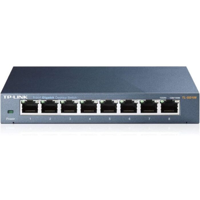 Switch TP-Link TL-SG108 V3.0 8 Puertos/ RJ-45 10/100/1000