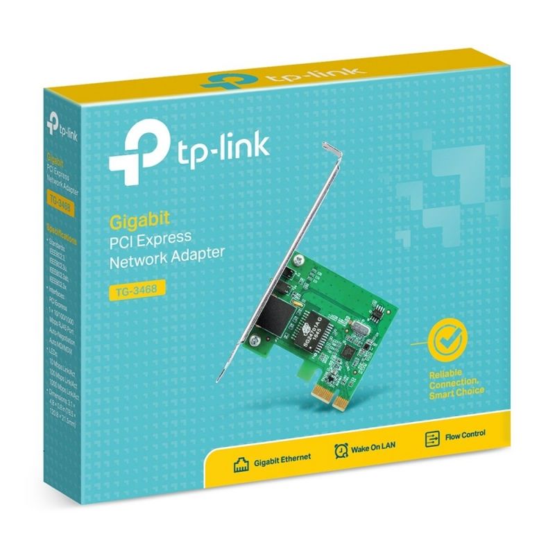 Tarjeta de Red RJ45-PCI Express TP-Link TG-3468/ 1000Mbps