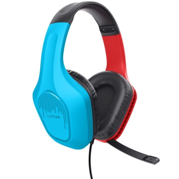 Auriculares Gaming con Micrófono Trust Gaming GXT 416S Zirox/ Jack 3.5/ Azules y Rojos