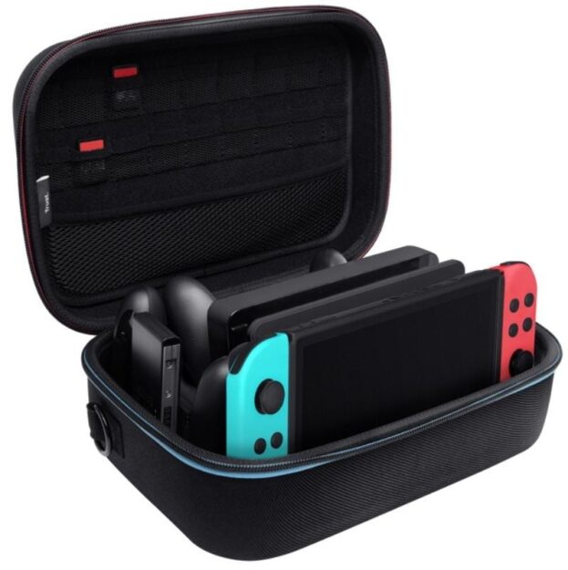 Funda Rígida Trust Gaming GTX 1247 para Nintendo Switch/ Negra