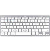 Teclado Compacto Inalámbrico por Bluetooth Trust 24654/ Plata