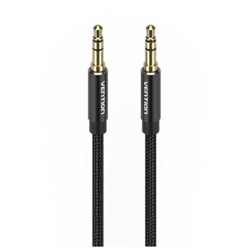 Cable Estéreo Vention BAWBH/ Jack 3.5 Macho - Jack 3.5 Macho/ 2m/ Negro