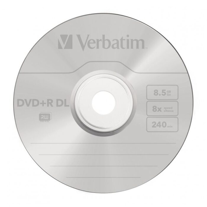 DVD+R Doble Capa Verbatim Advanced AZO 8X/ Tarrina-10uds