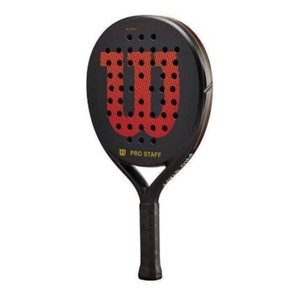 Pala de Pádel Wilson Pro Staff Team V2/ Negra y Roja