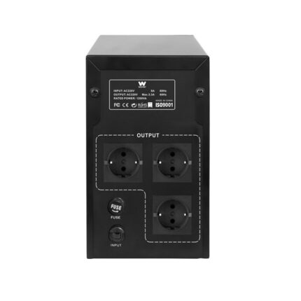 SAI Línea Interactiva Woxter UPS 1200 VA/ 1200VA-720W/ 3 Salidas/ Formato Torre