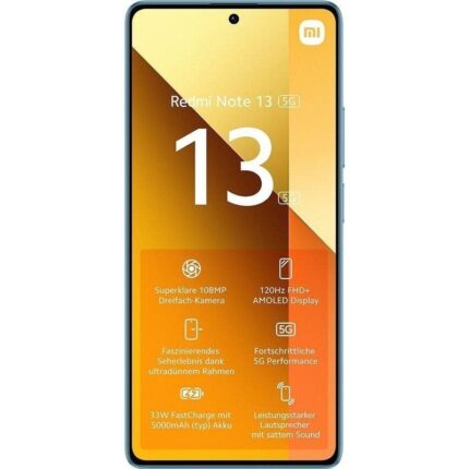 Smartphone Xiaomi Redmi Note 13 NFC 8GB/ 256GB/ 6.67"/ 5G/ Azul