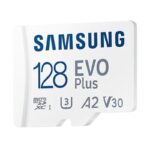 Tarjeta de Memoria Samsung EVO Plus 2023 128GB microSD XC con Adaptador/ Clase 10/ 160MBs