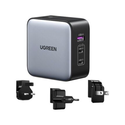 CARGADOR VIAJE UGREEN 65W USB-A+2XUSB-C WORLDWIDE