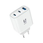 CARGADOR UNI TRIPLE TIPO C DOBLE USB A 65W