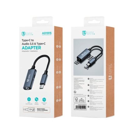 ADAPTADOR UNI JACK 3.5 A USB-C H/M