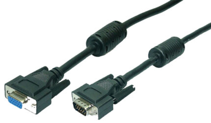 CABLE VGA M-H 1.8M HD DB15 EXTENSOR LOGILINK BLANC