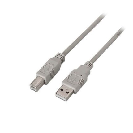 CABLE USB(A) 2.0 A USB(B) 2.0 AISENS 1M GRIS